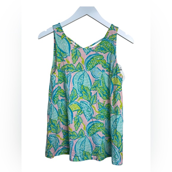 Lilly Pulitzer - Kristen Top, Urchin Pink, Vitamin Sea - Size S - Picture 2 of 5